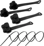 Dxnq 4pcs 3 Prong Plug Protector, Weatherproof Electrical 4 Pcs. Fixed Price $9.94.