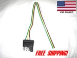 Replacement Flat 4 Plug Way Pin12"trailer End Male Wiring Pig Tail. Fixed Price $8.38.