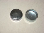 Two (2) Deep Cup Steel Expansion Plugs, 1-7/32", Usa, Service Supply #. Fixed Price $11.40.