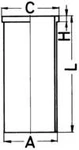 Kolbenschmidt Cylinder Liner Mercedes-benz Puch 3,0 2,5 6010110010 A6010110010. Fixed Price $50.70.