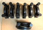 1961 - 1968 Ford Mustang And Other 6 Cyl. Engine Block Main Bearing Caps C1de-a. Fixed Price $84.53.