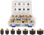 16pcs 7 Sizes Automotive Expandable Freeze Plugs Kit,rubber Expansion Plug, Fit. Fixed Price $33.54.