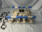 Chevy Small Block Edelbrock 2866 Victor Sb2 Spider Manifold Built By Hogans Race. Fixed Price $600.00.