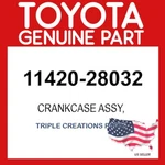 Toyota Genuine 1142028032 Crankcase Assy Stiffening 11420-28032 Oem. Fixed Price $401.46.