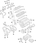 Genuine Nissan Cylinder Block 11000-ea200. Fixed Price $2141.07.