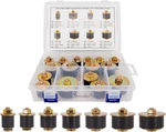 16pcs 7 Sizes Automotive Expandable Freeze Plugs Kit,rubber Expansion Black. Fixed Price $32.96.