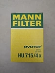 Hu715/4x Mann-filter Oil Filter For 3 Series 318 E36 Z Bmw Z3 E46 318i 318is. Fixed Price $17.99.