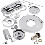 Vw Bug Super Chrome Dress Up Kit For Volkswagen Air-cooled Engines. Fixed Price $164.94.