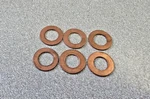 Lot Of 6 New Original Porsche 356 Pre A Engine Case A10x18 Copper Crush Washers. Fixed Price $24.00.