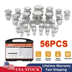 56pcs Bspp Hydraulic Cap And Plug Kit With Precision Threading Galvanized Steel. Fixed Price $50.00.