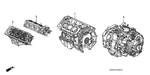 Genuine Honda Engine Sub-assembly Rear Cylinder Head 10005-rca-a00. Fixed Price $319.26.