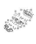 Genuine Mopar Hex Flange Head Bolt 6510392aa. Fixed Price $47.64.