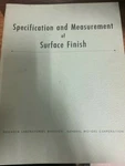 Vintage 1953 General Motors Gm Surface Finish Reference Training Manual Book. Fixed Price $5.00.