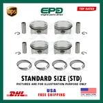 Pistons With Rings X4 Fits Bmw N63b44c 750i 550i M550i X5 X7 50i 4.4 11258600381. Fixed Price $374.99.