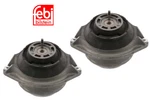 Engine Motor Mount Set Lt & Rt 2pcs Oe Febi For Mercedes W124 W140 R129 E S Sl. Fixed Price $178.52.