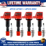 4x Ignition Coils + Iridium Spark Plugs For 2007 2008 Honda Fit 1.5l L4 Uf581. Fixed Price $65.95.