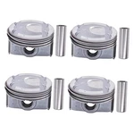Set Of 4 Engine Piston With Pin And Rings For Hyundai Accent/veloster 1.6l. Fixed Price $58.48.