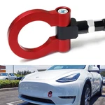 Red Track Racing Style Front Bumper Tow Hook Ring For 2017-up Tesla Model 3, Y. Fixed Price $13.99.