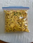 Lego Yellow Bricks & Blocks Bulk Lot Plastic Polybag Mpn 87082 2.4lbs. Fixed Price $14.88.