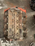 1962-1967 Chevy 327 Small Journal V8 Engine Block 3959512 Service Dated E-12-2. Fixed Price $1750.00.