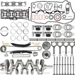 For Hyundai Kia 2.4l G4kj Engine Rebuild Overhaul Kit Crankshaft Rods Timing Vvt. Fixed Price $329.99.