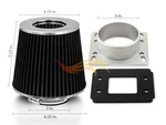 Black Cone Dry Filter+air Intake Maf Adapter Kit For Mazda 92-95 Mx3 Mx5 1.6 1.8. Fixed Price $18.80.