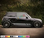 Sticker Decal Side Door Stripe Body Kit For Mini Cooper S Hatch Handle Cover Set. Fixed Price $73.00.