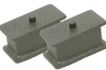3" Rear Lift Blocks Fabricated Steel Pair Fits 1998 2010 Ford Ranger Truck. Fixed Price $65.31.