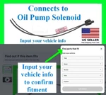 Fits Dodge Jeep Ram Oil Pump Solenoid Connector Plug Harness Wiring Pigtail. Fixed Price $25.89.