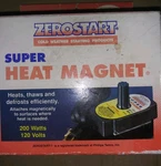 Zerostart Temro Engine Block Heat Magnet 200w 120v. Fixed Price $125.00.