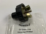 Needa 6720061 Engine Oil Drain Plug - Universal Rubber 1/2". Fixed Price $8.05.