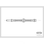 Brake Hydraulic Hose-gas, Rwd, Natural Corteco 19026628. Fixed Price $43.99.