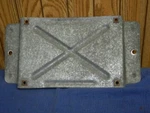 Classic Saab 900 Convertible / 4 Door Sedan Rear License Plate Bracket Z. Fixed Price $20.00.