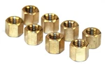 Empi M8-1.25 Brass Intake Or Exhaust Nuts - Set Of 8 43-6051. Fixed Price $14.77.