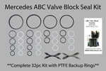 Mercedes Abc Valve Block Ptfe Seal Rebuild Reseal Kit ***complete 32pcs***. Fixed Price $64.99.