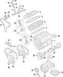 Genuine Nissan Cylinder Block 11000-ea200. Fixed Price $2141.07.