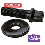 Moroso 38779, One Black Steel Balancer Bolt Fits Ford 289-460 Except 351c Perfor. Fixed Price $95.63.