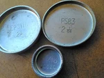 Melling 2-1/64" And Pioneer Steel 2-9/64" Shallow Cup Engine Freeze Plug. Fixed Price $8.00.