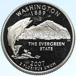 2007 S United States Usa Washington Proof Silver Quarter Coin I99304. Fixed Price $106.20.