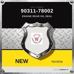 Genuine 2018-2022 Toyota C-hr Engine Rear Oil Seal 90311-78002. Fixed Price $76.70.