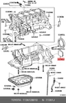 Genuine Oe Cover, Flywheel Housing Under, 1136128010 For Toyota 11361-28010. Fixed Price $9.55.