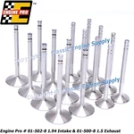 Engine Pro Sb Chevy Stainless Steel Intake & Exhaust Valves 1.94 1.5 X 4.910. Fixed Price $123.04.