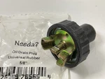 Needa 6720161 Universal Rubber Engine Oil Drain Plug - 5/8". Fixed Price $8.99.