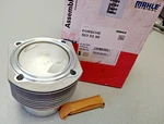 New Original Mahle Porsche 911e 2.4 8:1 Piston Cylinder W Rings Wrist Pin Clips. Fixed Price $450.00.