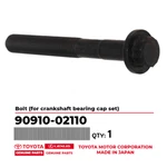 90910-02110 Toyota Bolt(for Crankshaft Bearing Cap Set) 9091002110, New Genuine. Fixed Price $19.64.
