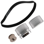 Billet Aluminum Belt Drive Pulley Kit + Cogged For Chevy Sbc 283-400 Engine. Fixed Price $94.66.
