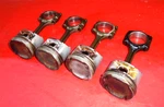 92 93 94 95 Honda Civic Engine Motor Pistons With Rods Set P28 Oem D16z6 V-tec. Fixed Price $129.00.