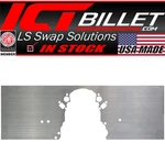 Ict Billet Lsx Front Engine Plate - Aluminum Chevy Solid Motor Mount Ls Ls1. Fixed Price $129.99.