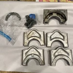 115 105 Alfa Romeo Nord 2l Main Bearing Crank Caps Used.. Fixed Price $100.00.