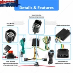 For Subaru Outback 10-17 18 19 20 21 22 23 24 25 26 Trailer Wiring Harness 4 Pin. Fixed Price $25.22.